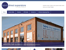 Tablet Screenshot of fabrics-direct.com